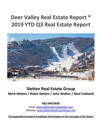 Deer Valley Report Q1 - Q3 2019