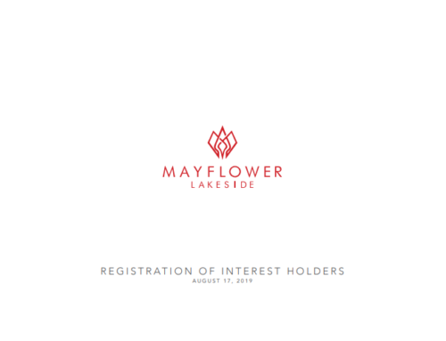 Mayflower Lakeside – Registration Of Interest – For Agents And Buyers